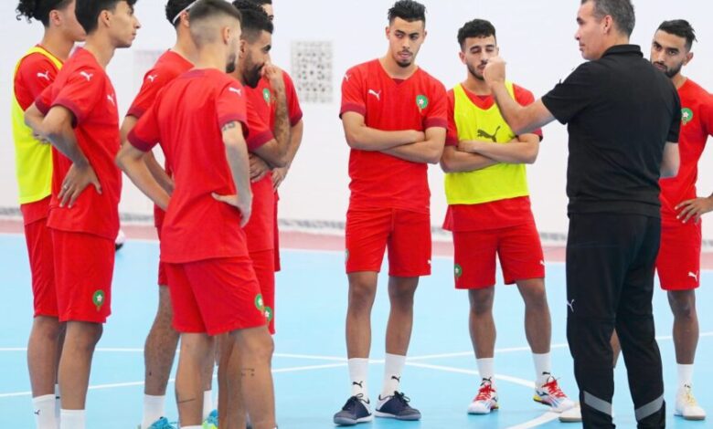 المغرب يستعد لمواجهة إيران في ثمن نهائي كأس العالم لكرة القدم داخل الصالة