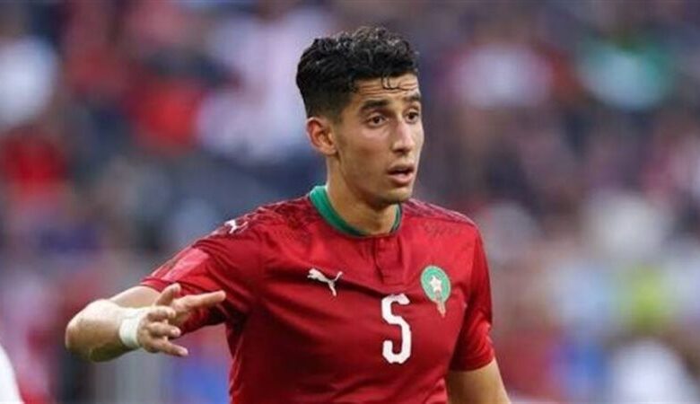 نايف أكرد مدافع المنتخب المغربي وأولمبيك مارسيليا