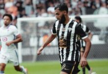 الدولي المغربي أمين السباعي لاعب نادي أنجيه الفرنسي