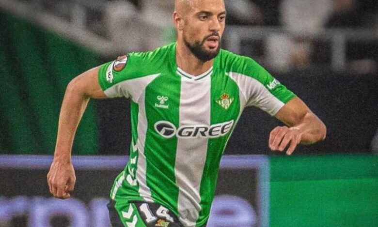 سفيان أمرابط نجم المنتخب المغربي