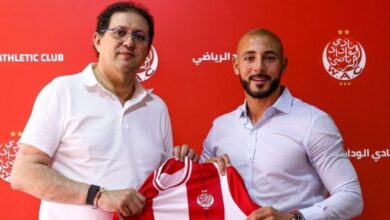 نور الدين أمرابط خلال تداريب مع أوتريخت الهولندي