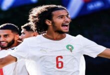 أيوب بوعدي لاعب نادي ليل الفرنسي والمنتخب المغربي