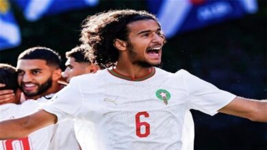 أيوب بوعدي لاعب نادي ليل الفرنسي والمنتخب المغربي