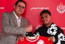 المهاجم البوليفي موزيس بيانكاوا لاعب الوداد الرياضي