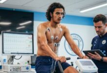 أيوب بوعدي خلال مسيرته مع نادي ليل الفرنسي قبل انتقاله لمانشستر سيتي