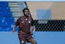 المدافع النيجيري إسرائيل أوسولور لاعب الدفاع الحسني الجديدي