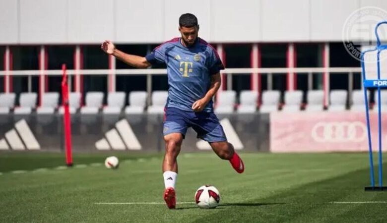إسماعيل الصيباري خلال تدريبات بايرن ميونخ