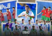 لاعبو المنتخب المغربي تحت 20 سنة يحتفلون بعد الفوز الكبير على مقدونيا الشمالية
