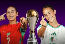 لاعبات المنتخب المغربي النسوي خلال مباراة تحديد المركز الثالث أمام الجزائر في كأس أمم إفريقيا للسيدات بالرباط