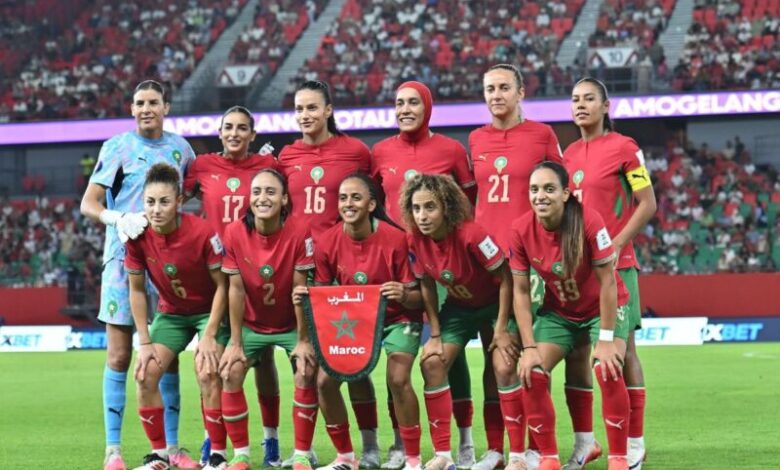 لاعبات المنتخب المغربي النسوي "اللبؤات"