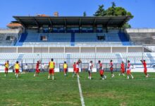 لاعبو المنتخب المغربي لأقل من 20 سنة خلال حصة تدريبية استعدادا لألعاب البحر الأبيض المتوسط
