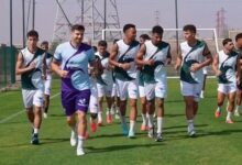 لاعبو الرجاء الرياضي خلال معسكر تدريبي تحضيري