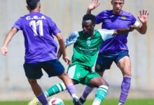 لاعبو الرجاء الرياضي خلال معسكرهم التحضيري بأكادير