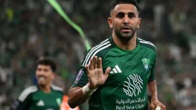 رياض محرز نجم منتخب الجزائر