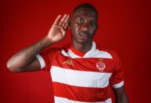 المهاجم البوتسواني توميسانغ أوريبوني لاعب الوداد الرياضي