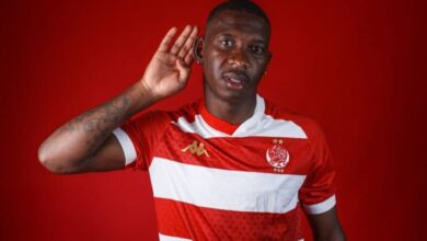 المهاجم البوتسواني توميسانغ أوريبوني لاعب الوداد الرياضي