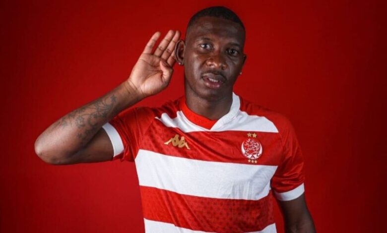 المهاجم البوتسواني توميسانغ أوريبوني لاعب الوداد الرياضي