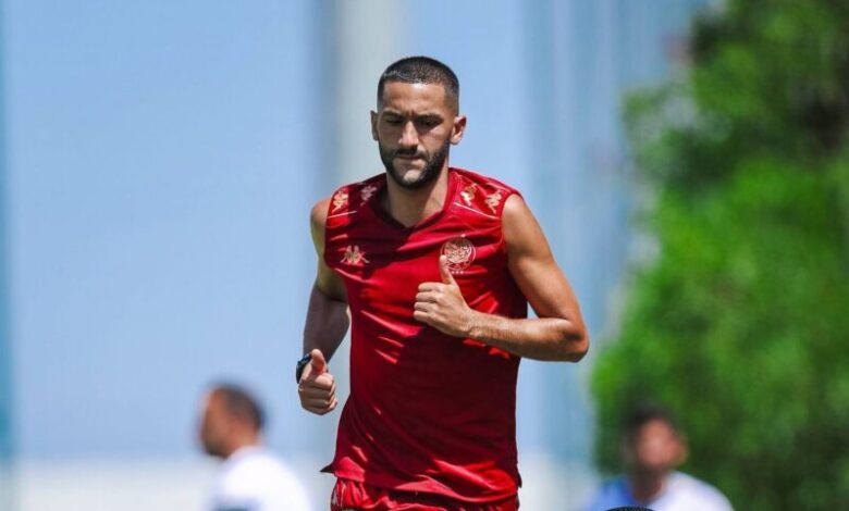 حكيم زياش لاعب الوداد الرياضي