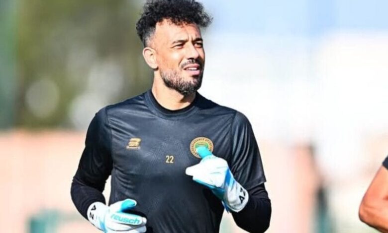 الحارس المغربي أنس الزنيتي بقميص ناديه الجديد