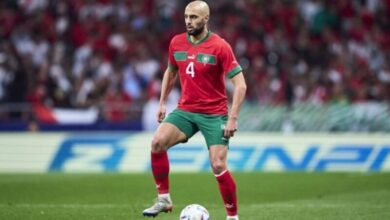 سفيان أمرابط لاعب المنتخب المغربي