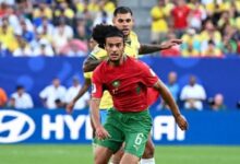 أيوب بوعدي لاعب مانشستر سيتي ومنتخب المغرب