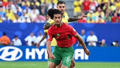 أيوب بوعدي لاعب مانشستر سيتي ومنتخب المغرب