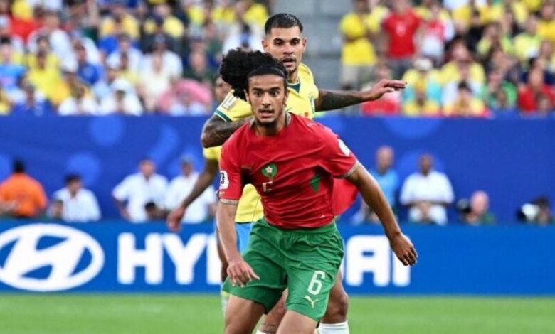 أيوب بوعدي لاعب مانشستر سيتي ومنتخب المغرب