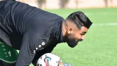 الحارس المغربي أحمد مروان بيساك