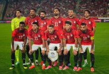 لاعبو المنتخب المصري خلال التحضيرات استعدادا لمواجهة جنوب السودان في تصفيات كان 2027