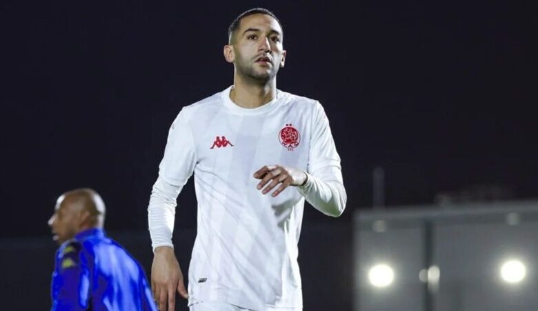 حكيم زياش خلال مشواره مع الوداد الرياضي