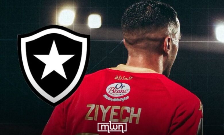 حكيم زياش خلال فترته مع الوداد الرياضي قبل انتقاله إلى بوتافوغو البرازيلي
