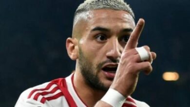 حكيم زياش خلال فترة لعبه مع الوداد الرياضي