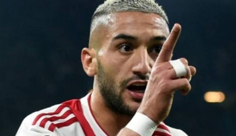 حكيم زياش خلال فترة لعبه مع الوداد الرياضي