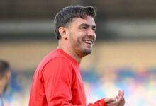 إبراهيم دياز خلال تدريبات المنتخب المغربي استعدادا لمواجهة ليسوتو