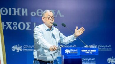 فوزي لقجع رئيس الجامعة الملكية المغربية لكرة القدم