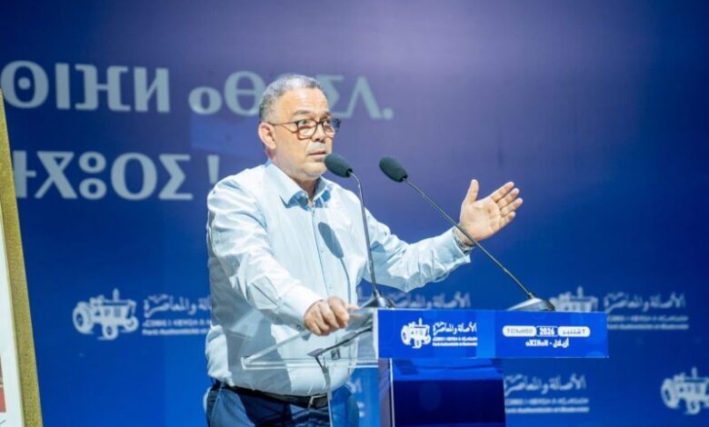 فوزي لقجع رئيس الجامعة الملكية المغربية لكرة القدم