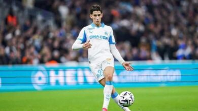 نايف أكرد لاعب أولمبيك مارسيليا والمنتخب المغربي