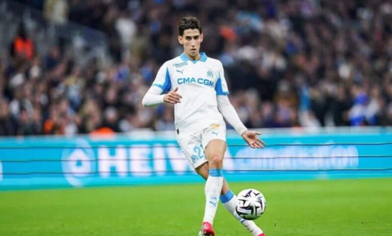 نايف أكرد لاعب أولمبيك مارسيليا والمنتخب المغربي