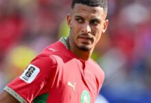 عز الدين أوناحي لاعب المنتخب المغربي وباناثينايكوس اليوناني