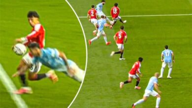 هدف هالاند المثير للجدل في ديربي مانشستر بين السيتي واليونايتد