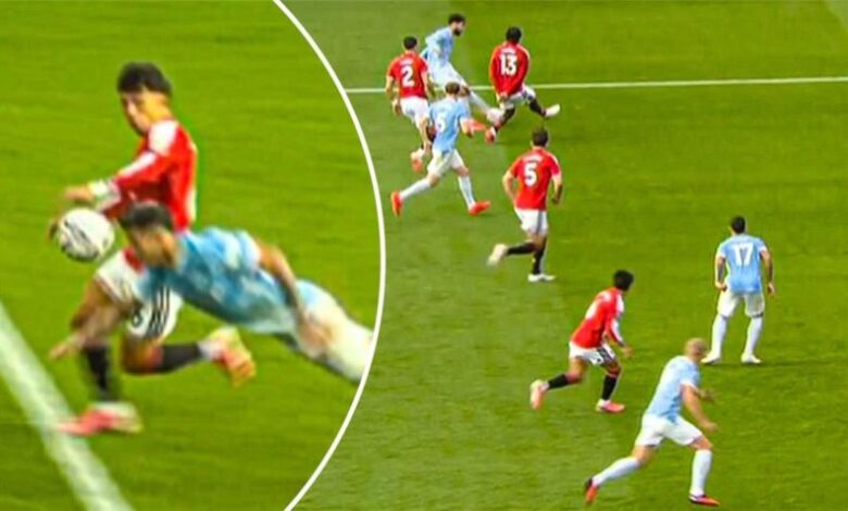 هدف هالاند المثير للجدل في ديربي مانشستر بين السيتي واليونايتد
