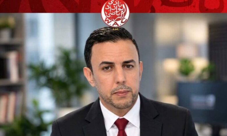 الدكتور عبد الحق الصنايبي الناطق الرسمي الجديد لنادي الوداد الرياضي