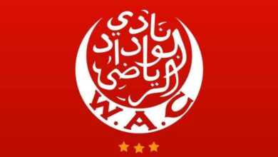 شعار الوداد الرياضي بعد تسوية أزمة المنع الدولي مع الفيفا