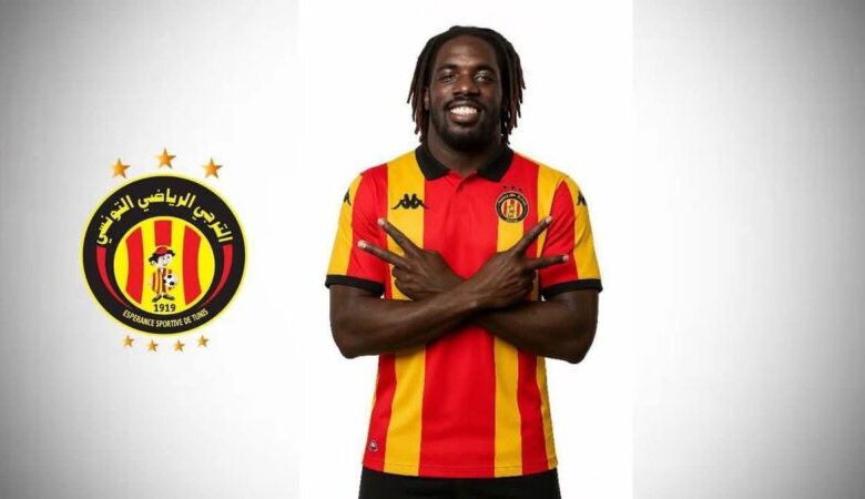 المهاجم الفرنسي فلوريان دانهو لاعب الترجي الرياضي التونسي