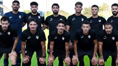 لاعبو الزمالك خلال حصة تدريبية استعدادا لمباراة إيه إس بورت الجيبوتي