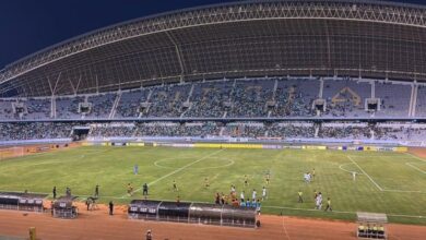 لقطة من مباراة زامبيا وتوغو في تصفيات كأس أمم إفريقيا 2027