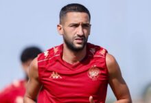 حكيم زياش خلال أزمته مع إدارة الوداد الرياضي بمركب بنجلون