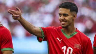 إلياس أخوماش لاعب فياريال والمنتخب المغربي