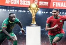 شعار محكمة التحكيم الرياضي كاس في قضية نزاع لقب كان 2025 بين المغرب والسنغال