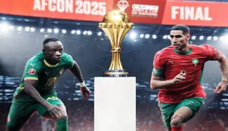 شعار محكمة التحكيم الرياضي كاس في قضية نزاع لقب كان 2025 بين المغرب والسنغال